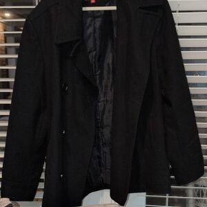 Merona Black Women's Pea Coat